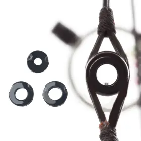 Lokheira Archery 657439052577 3 Sets Peep Sight Compound Bow 1/4 Inch 1/8 3/16 Target Black
