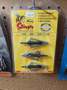 Kbs150-2 Magnus Broadhead - 150 Gr Killer Bee Stinger 2 Blade 3 Pack