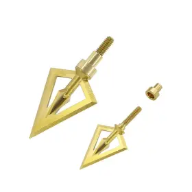 Maifield 611885153387 Broadheads Fixed Blade One-piece 100/125 Gra Inch 1inch Cut Hunting Cr