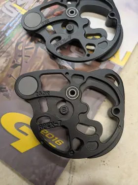 Apex-7 Mathews Compound Bow Pulley And Cam Modules Set Black Metal For Hunting