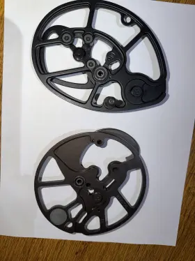 Hel-2yr Mathews Black Metal Pulley For Hunting Compound Bow Cam Wheels Set