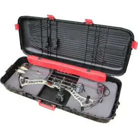 Mtm 026057851440 Traveler Bow Case 44 Inch Black With Wheels