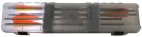 Mtm Bhcb-41 Crossbolt Case Holds 12 Bolts Up To 23 Inch Usa Made Clear Smoke