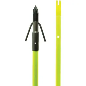 Muzzy 050301142077 Classic Fish Arrow Chartreuse With Gar Point