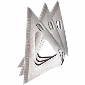 Muzzy 050301381100 3-set Replacement Blades For Merc 100 Grain 3-blade Broadheads Silver