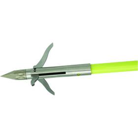 1039-cbs Muzzy Classic Fish Arrow Chartreuse With Iron 3 Barb Point