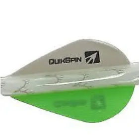 60635 Nap Quikfletch Quickspin Crossbow Vanes 2 Inch White/green/green