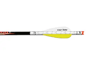 60636 Nap Quikfletch Twister Vanes Crossbow 2 Inch White/yellow/yellow