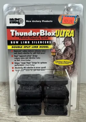 Nap New Archery Products 033576603207 Thunder Blox Ultra Bow Limb Silencer Double Split Model 60-320 Usa