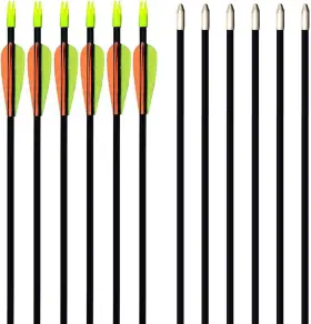 Gpp-6875-28-12n Nobrand 28-inch Fiberglass Archery Target Arrows For Recurve Bow Practice