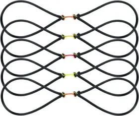 Obert 744110358209 5pcs Powerful Fishing Slingshot Tube Rubber Bands 5mm Thickness For Archer