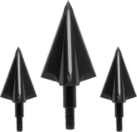 Ozcut 857151006296 Elite Series - 3 Blade Broadhead Pack Black