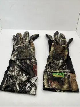Primos 010135066772 Stretch-fit Camo Gloves Realtree Edge