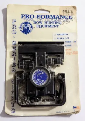 Ph605 Pro-formance Hunter Ii - Bow Hunting Series Pin Sight Black Nos Usa