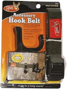 Products 726084490888 Accessory Hunting Hook Belt 3 Super-strong Hooks For Hanging Various Items Curv