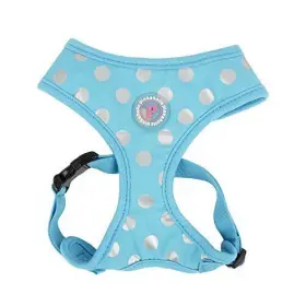 Nara-ha7322-bl-l Puppia Intl Inc. Pinkaholic New York Chic Harness Large Blue