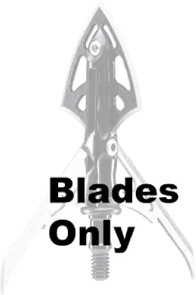 Rage 818322012386 Replacement Blades For Extreme 4 Blade Broadhead Silver One Size