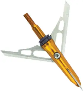 Rage 853616003022 Crossbow X 2-blade Archery Arrow Broadhead 100 Or 125 Gra Inch Orange