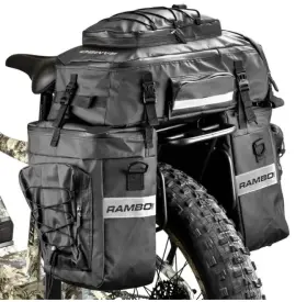 R161 Rambo Bikes Triple Accessory Bag 75 Liter Storage Lowest Price Was 129