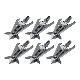 Ravin 657701046822 Crossbows Steel Broadheads Bundle 6-pack 2 Items