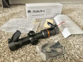 100yd Ravin Crossbows R160 550fps Illuminated Crossbow Scope With Speed Lock Ring