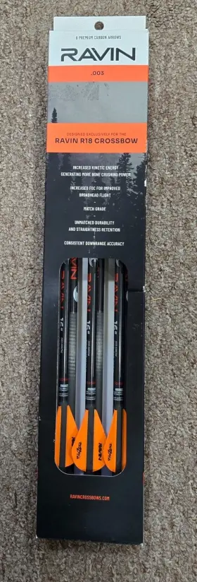 R146 Ravin R18 Arrows .003 16 Inch 6 Pk. New In Package