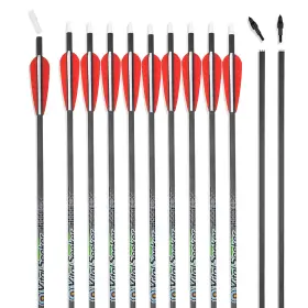 4350111845 Reegox Carbon Arrows Vital Seeker Hunting With 100 Grain Field Points