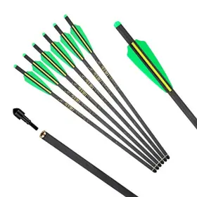 Reegox 730205450392 Crossbow Bolts 16 18 20 Inch Carbon Arrows For Hunting And Ta