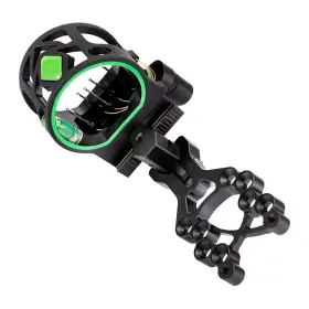 81am5858 Ruiqas Aluminum Alloy Compound Bow Sight 5 Pins 0.019ftft With Light A