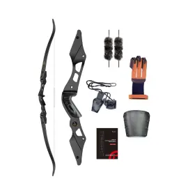 Sy10tz200.091.004 Sanlida Hermit 10 Ilf Hunting Recurve Bow Kit For Adults 60 Inch -62 30-55lbs Arc