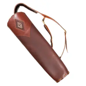 Lb-6107001 Serious Archery 009068043752 Leather Barn Royal Back Quiver Left-handed
