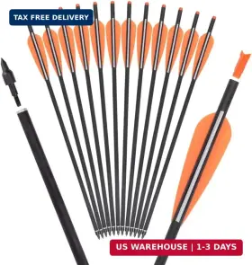Shenzhenshi Jujizhiying Huwaizhuangbei Co. Ltd 717520021483 Crossbow Bolts 16 Inch Bio Arrows With Moon Nocks And Removable Tips P