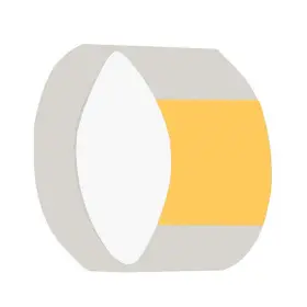 Ppc0.5 Specialty Archery Podium Peep Clarifier Lens #0.5 Gold