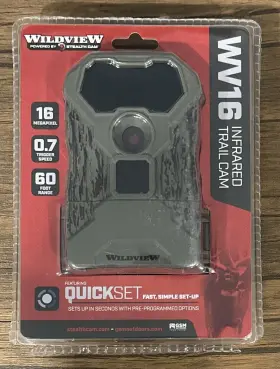 Wv16 Stealthcam 813628008309 Wildview Infrared Trail Cam Powered By Stealth Cam. 16 Megapixel. Brand New