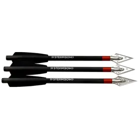Steambow 812237032231 Ar-series Carbon Light Broadhead Arrows Set Of 3