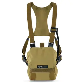 70031-cy-r Stone Glacier 818837026243 Sg Skyline Bino Harness - Coyote Regular