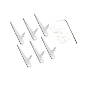 Swh00246 Swhacker 2-blade Replacement Blades 150 Grain 3.0 Cut 6-pack Silver