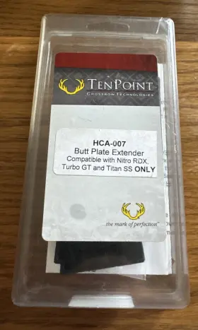 Hca-007 Ten-point Extension Butt Plate Extender Nitro Rdx Turbo Gt Titan Ss