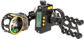 As713r19 Trophy Ridge React Trio Pro .019 Archery Bow Sight - Black