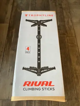 Trophyline 812755711755 Rival Climbing Sticks 4 Pack Saddle Bow Mobile Hunting New