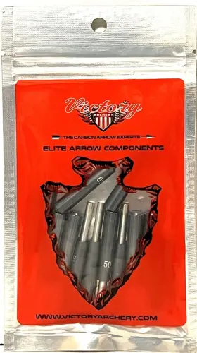 Victory 811870044137 Archery - Vap Shok Taper Lock Insert 239 Large Gray 12pk