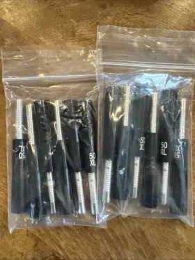 Acishokvxl-12 Victory Shok Tl 2-piece Inserts Vap/tko/vap-ss .166 Black 50 Gr. 12 Pk