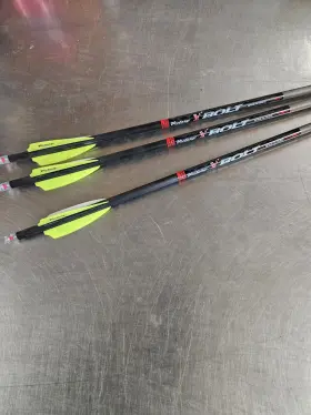 Victory Archery 811870036996 Xbolt 20 Inch Lighted Half Moon Nock Fletched Crossbow Bolt-ffl