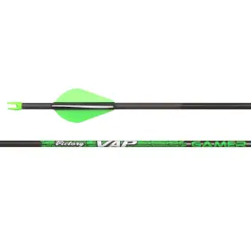Vapg-400fb-6 Victory Archery Vap Gamer 400 Fletched Arrows 6pk Micro-diameter