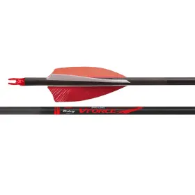 Vfs-350ff-6 Victory Archery Vforce 350 Sport Feather Fletched Arrows 6pk