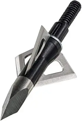 Wasp Archery Products 034343060759 Bullet 75 Grain Fixed Blade Broadhead Silver Black