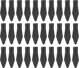 Zwb2113 Wentoenapp 25pcs Black Small Game Arrow Heads Soft Rubber Practice