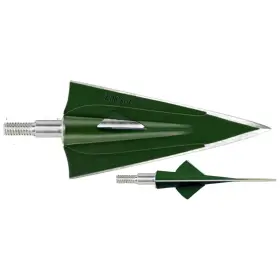 M6108 Zwickey No Mercy Broadheads Screw In 4 Blade 165 Grain 3 Pack