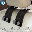 2X Car Headrest Double Hook Leather Seat Back Hanger Holder For Purses Bag Black New. Price: $5.99.
