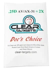 Axcel AV31 Clear Target Doc's Choice 4X Lens New. Price: $104.99.